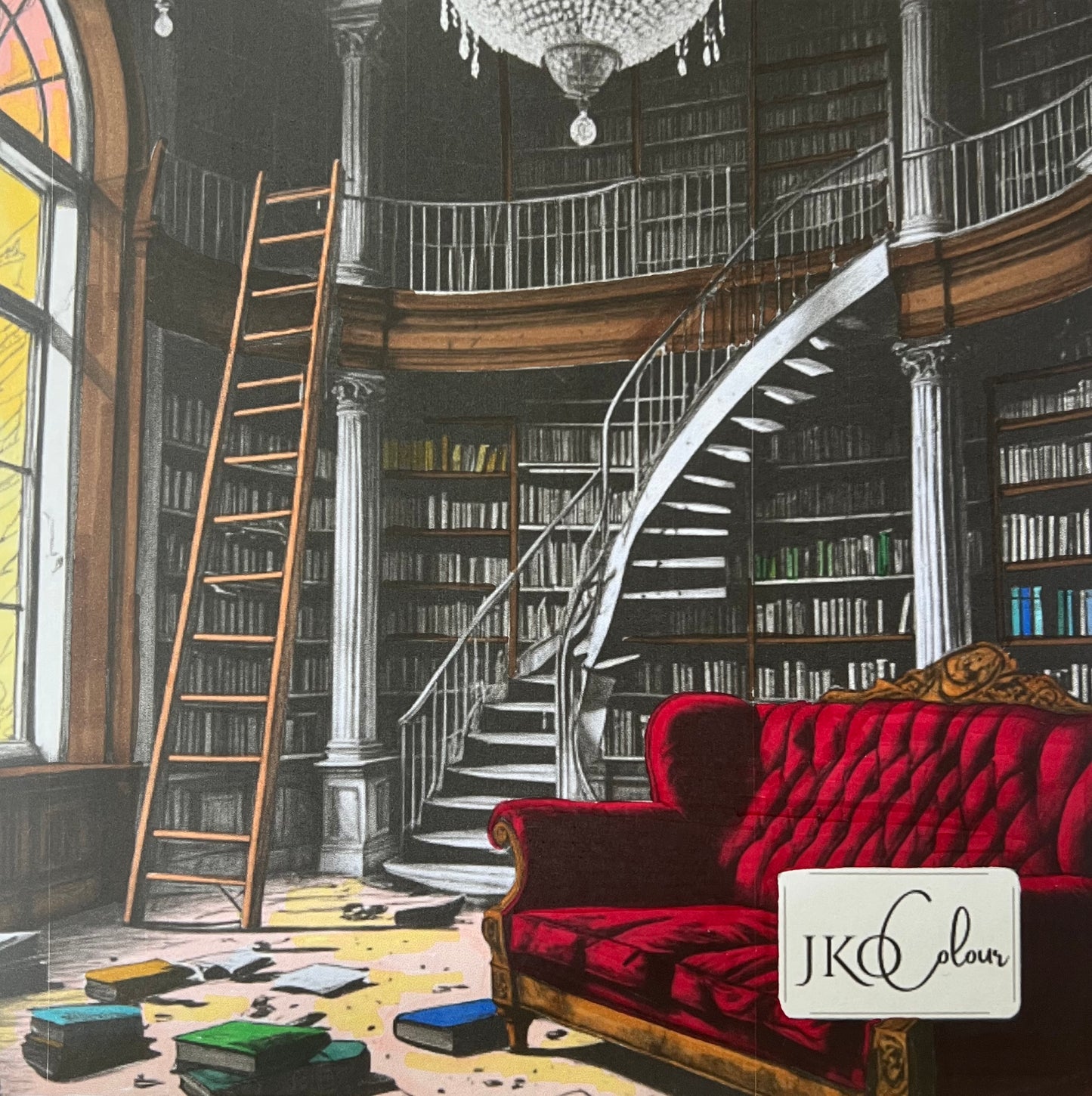 Whispers of Forgotten Rooms "Evermoore" Adult Colouring Book