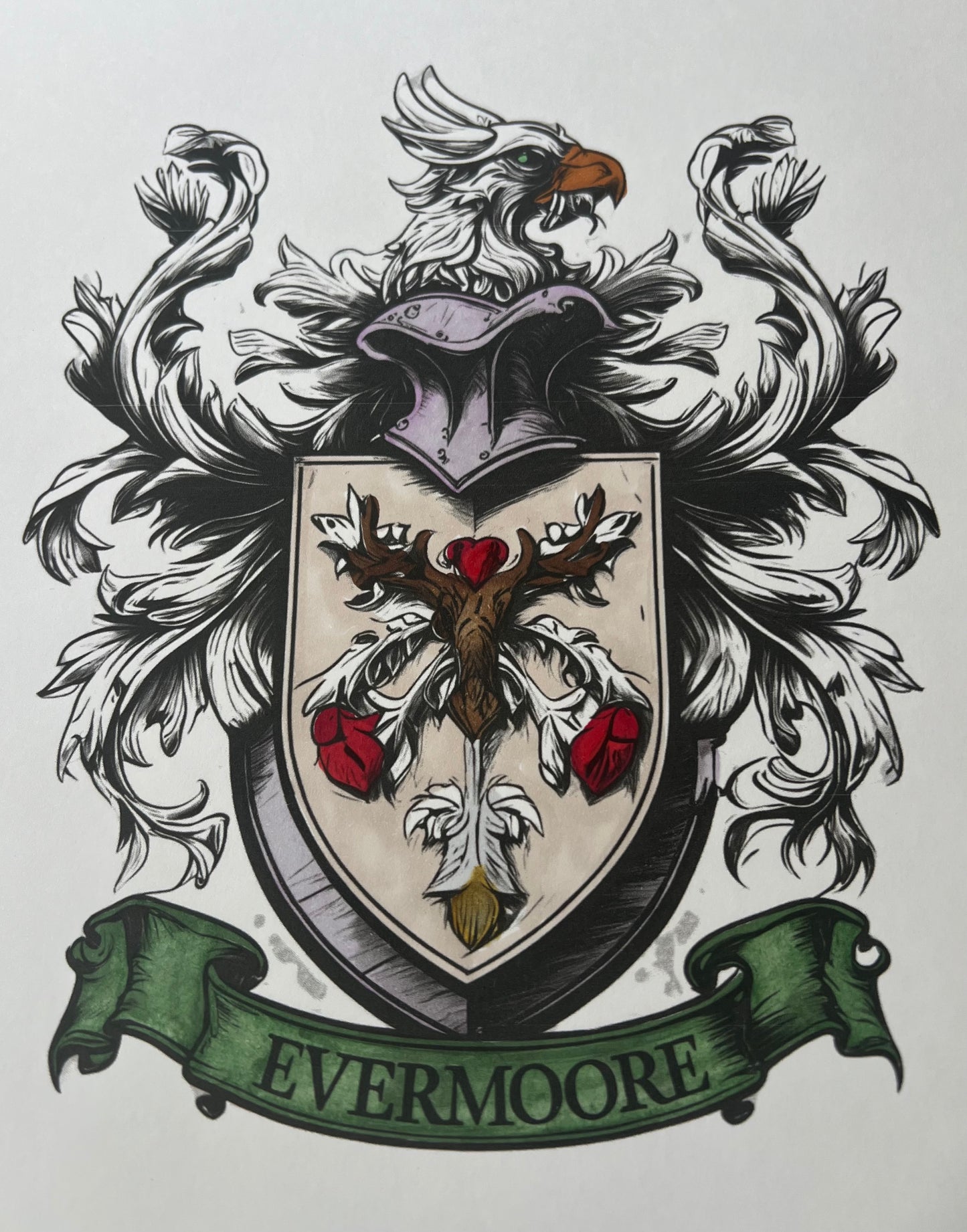 Whispers of Forgotten Rooms "Evermoore" Adult Colouring Book